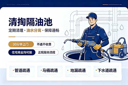 宿迁清掏隔油池